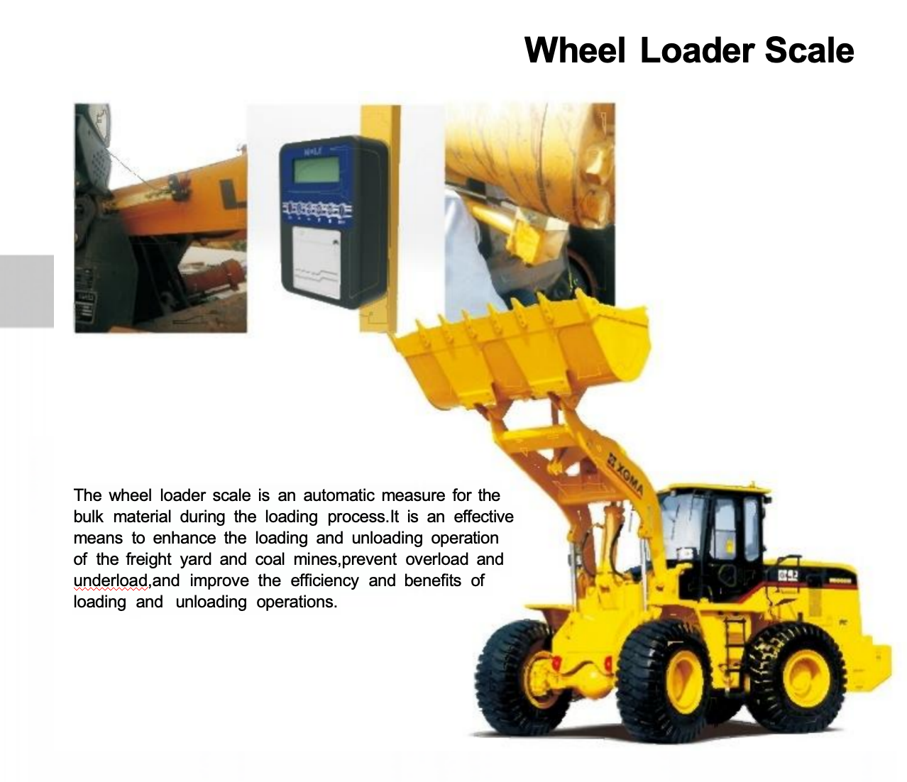 Wheel load scale / Lift truck scale